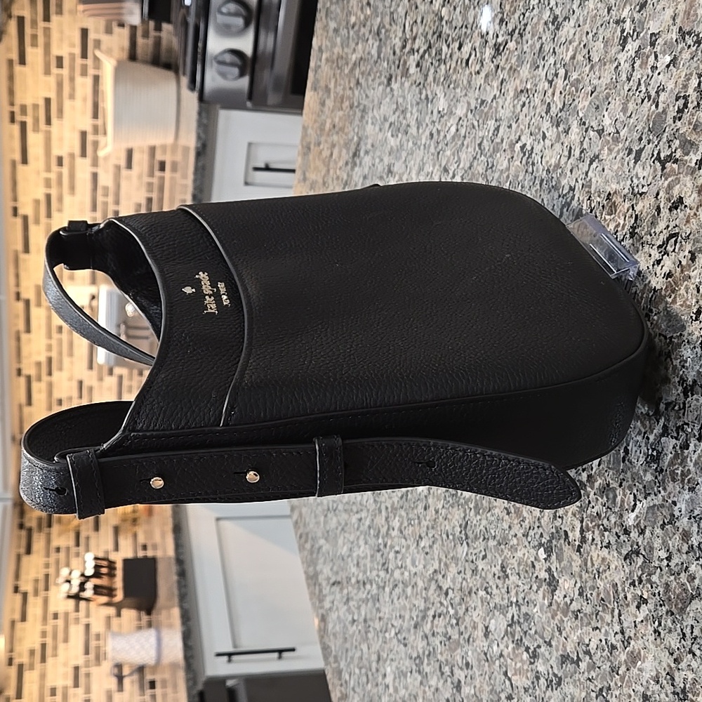 Kate Spade New York Leila Black Leather Crossbody Bag - Picture 5 of 15